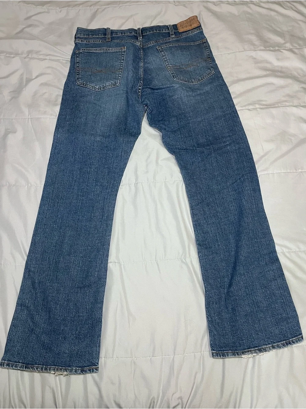 Men's Levi Strauss Blue Boot Cut Jeans 36x32